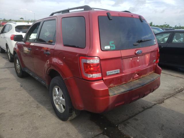 Photo 3 from auction – 2012 FORD ESCAPE XLT with VIN 1FMCU9DG2CKB35482
