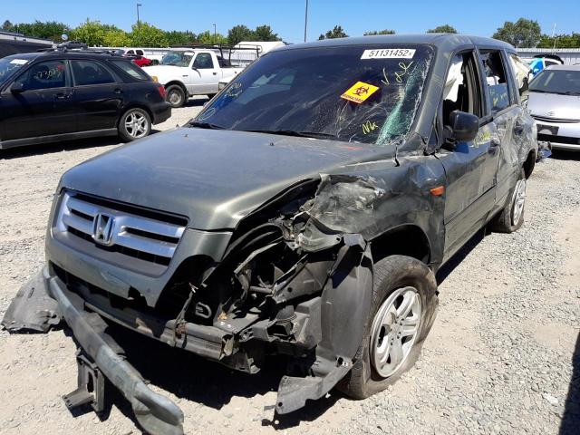 Photo 2 from auction – 2007 HONDA PILOT LX with VIN 5FNYF28107B016589