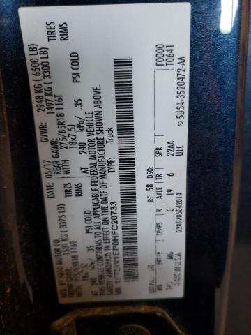 Photo 10 from auction – 2017 FORD F150 SUPER with VIN 1FTEW1EP0HFC20733