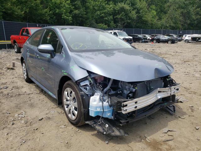 TOYOTA COROLLA LE 2021 with VIN JTDEPMAE6MJ166347 - Photo from auction