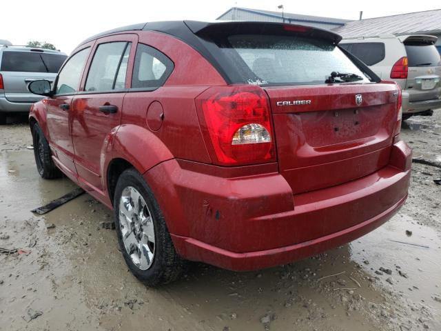 Photo 3 from auction – 2007 DODGE CALIBER SX with VIN 1B3HB48B27D239516