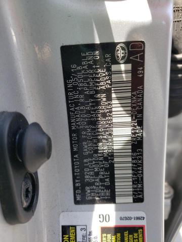 Photo 10 from auction – 2016 TOYOTA COROLLA L with VIN 2T1BURHE3GC682163