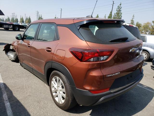Photo 3 from auction – 2021 CHEVROLET TRAILBLAZE with VIN KL79MMS23MB045197