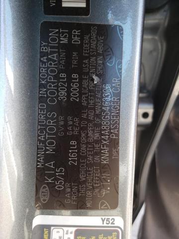 Photo 10 from auction – 2016 KIA FORTE EX with VIN KNAFX4A88G5463306