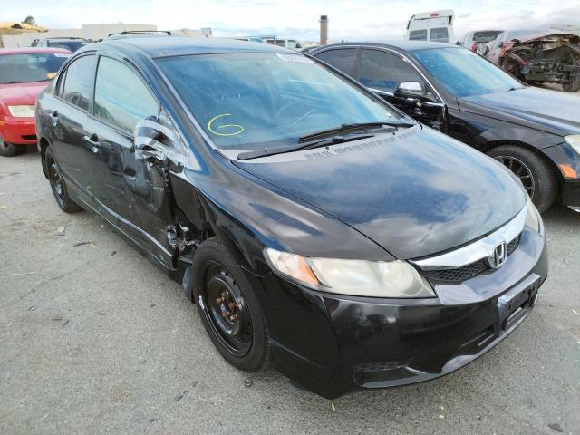 HONDA CIVIC LX 2009 with VIN 19XFA16519E044691 - Photo from auction