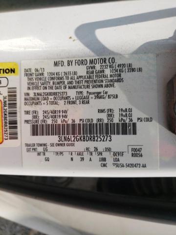 Photo 10 from auction – 2013 LINCOLN MKZ with VIN 3LN6L2GK8DR825273