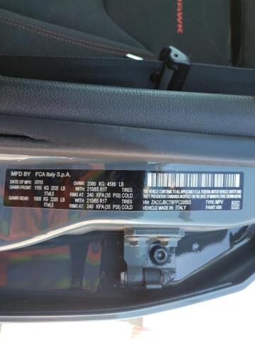Photo 10 from auction – 2015 JEEP RENEGADE T with VIN ZACCJBCT8FPC20503