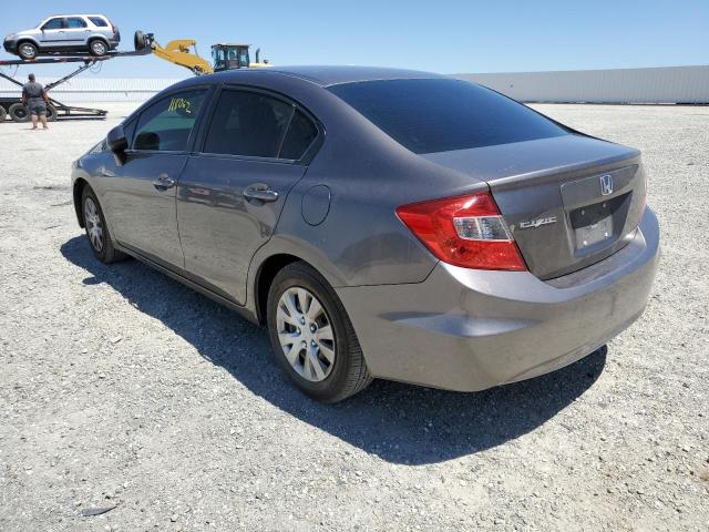Photo 3 from auction – 2012 HONDA CIVIC LX with VIN 19XFB2F58CE365976