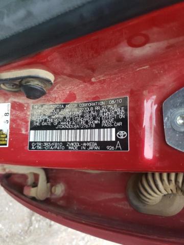 Photo 10 from auction – 2010 TOYOTA PRIUS with VIN JTDKN3DU4A1276718