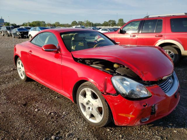 LEXUS SC 430 2004 with VIN JTHFN48Y540054492 - Photo from auction