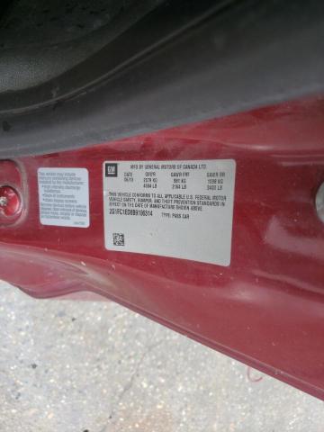 Photo 10 from auction – 2011 CHEVROLET CAMARO LT with VIN 2G1FC1ED8B9106314