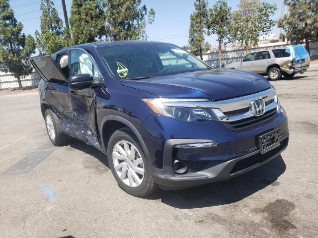 HONDA PILOT LX 2019 with VIN 5FNYF5H11KB042712 - Photo from auction