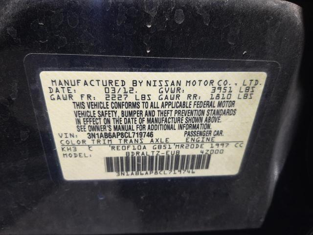 Photo 10 from auction – 2012 NISSAN SENTRA 2.0 with VIN 3N1AB6AP8CL719746
