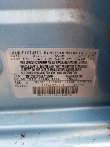 Photo 10 from auction – 2014 NISSAN VERSA NOTE with VIN 3N1CE2CP3EL413546
