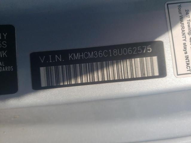 Photo 10 from auction – 2008 HYUNDAI ACCENT GS with VIN KMHCM36C18U062575
