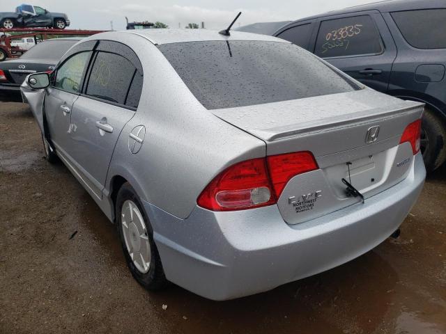 Photo 3 from auction – 2008 HONDA CIVIC HYBR with VIN JHMFA36208S024041