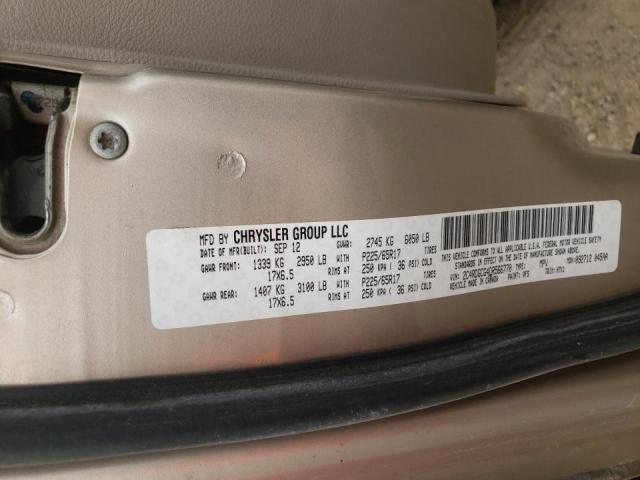 Photo 10 from auction – 2013 DODGE GRAND CARA with VIN 2C4RDGCG4DR566770