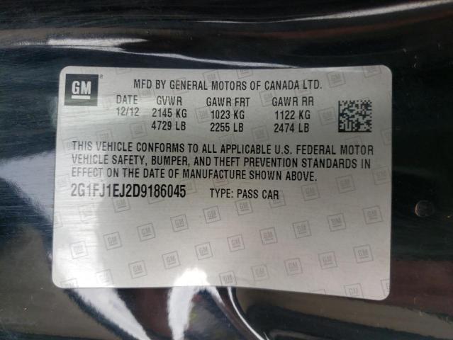 Photo 10 from auction – 2013 CHEVROLET CAMARO SS with VIN 2G1FJ1EJ2D9186045