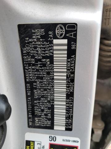 Photo 10 from auction – 2014 TOYOTA COROLLA L with VIN 2T1BURHE5EC186620