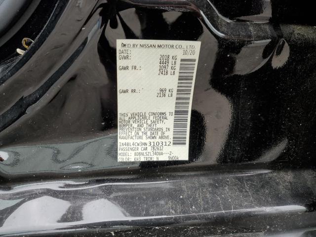 Photo 10 from auction – 2021 NISSAN ALTIMA SR with VIN 1N4BL4CW3MN310312