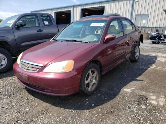 Photo 2 from auction – 2003 HONDA CIVIC EX with VIN 1HGES268X3L025971