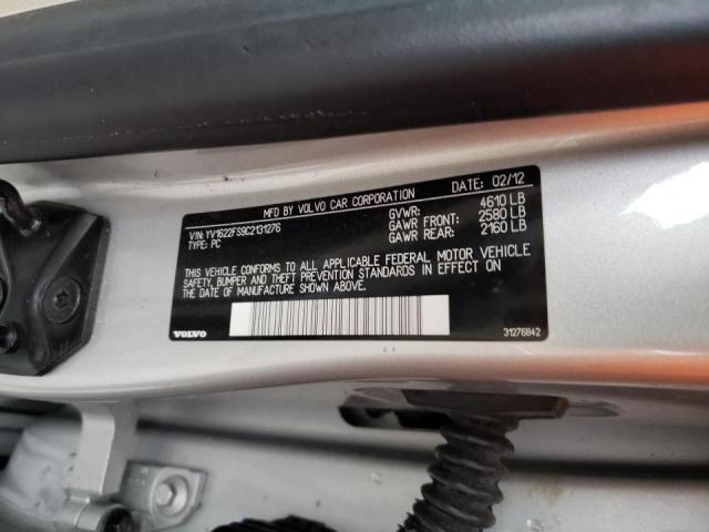 Photo 10 from auction – 2012 VOLVO S60 T5 with VIN YV1622FS9C2131276