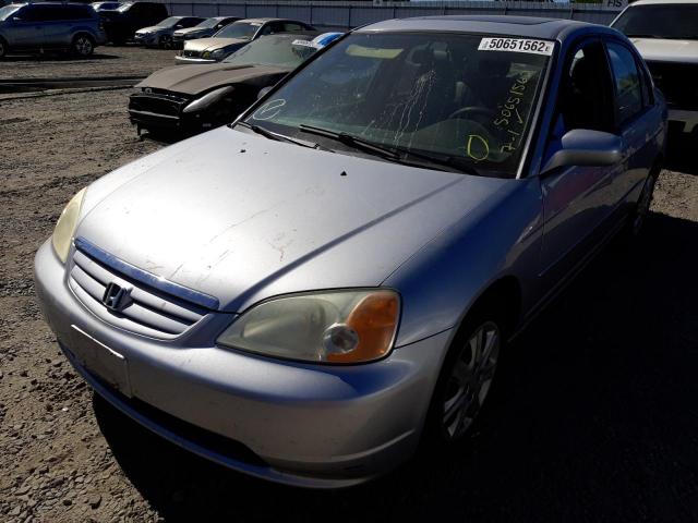 Photo 9 from auction – 2003 HONDA CIVIC EX with VIN 2HGES26783H554260