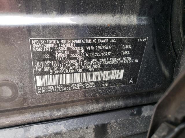 Photo 10 from auction – 2020 TOYOTA RAV4 LE with VIN 2T3H1RFV4LC041739