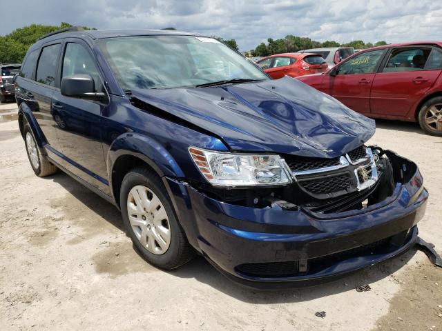 DODGE JOURNEY SE 2018 with VIN 3C4PDCAB7JT363467 - Photo from auction