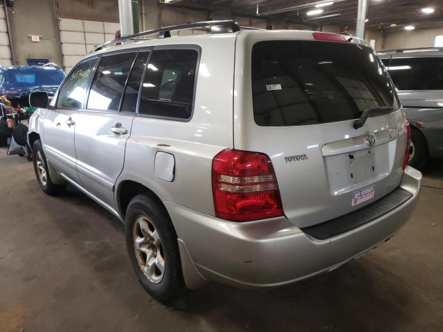 Photo 3 from auction – 2003 TOYOTA HIGHLANDER with VIN JTEGD21A830070819
