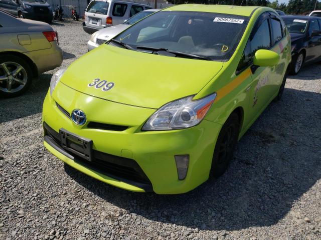 Photo 2 from auction – 2014 TOYOTA PRIUS with VIN JTDKN3DU2E0385853