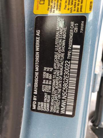 Photo 10 from auction – 2016 MINI COOPER CLU with VIN WMWLN5C58G2E30022