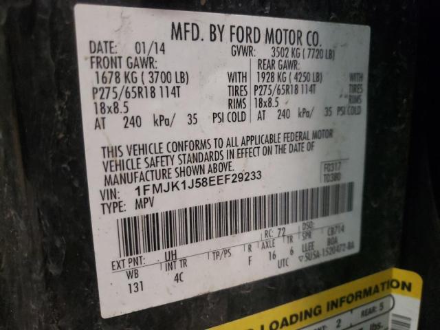 Photo 10 from auction – 2014 FORD EXPEDITION with VIN 1FMJK1J58EEF29233
