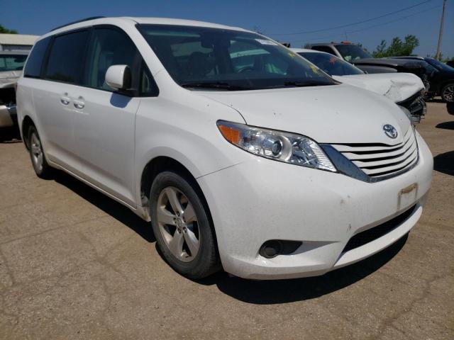 TOYOTA SIENNA LE 2015 with VIN 5TDKK3DC4FS592758 - Photo from auction