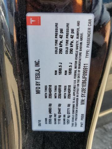 Photo 10 from auction – 2018 TESLA MODEL 3 with VIN 5YJ3E1EB6JF095911