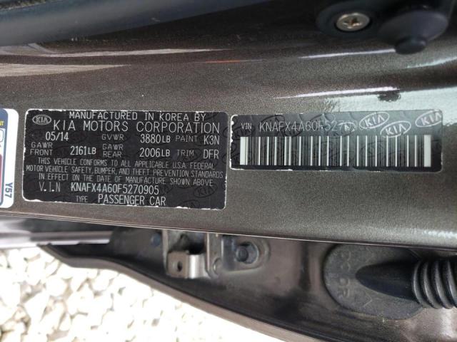 Photo 10 from auction – 2015 KIA FORTE LX with VIN KNAFX4A60F5270905