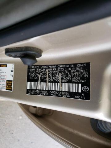 Photo 10 from auction – 2010 TOYOTA PRIUS with VIN JTDKN3DU7A0046659