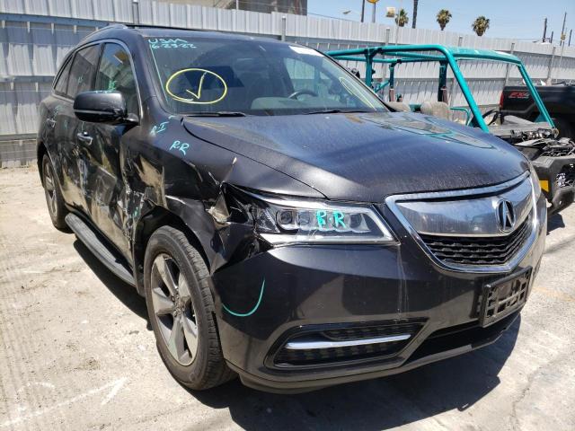 ACURA MDX 2014 with VIN 5FRYD3H29EB012864 - Photo from auction