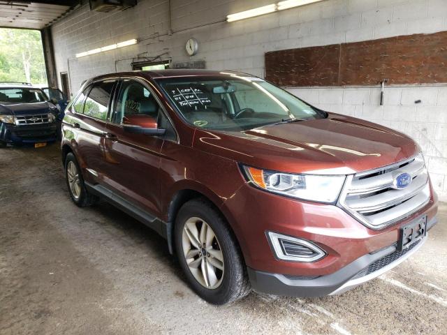 FORD EDGE SEL 2015 with VIN 2FMTK4J87FBB85007 - Photo from auction