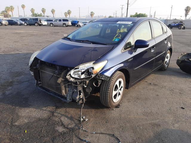Photo 2 from auction – 2012 TOYOTA PRIUS with VIN JTDKN3DUXC1552547