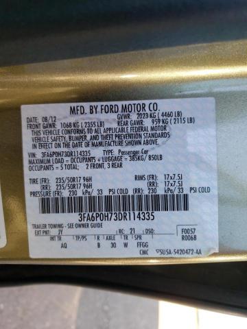 Photo 10 from auction – 2013 FORD FUSION SE with VIN 3FA6P0H73DR114335