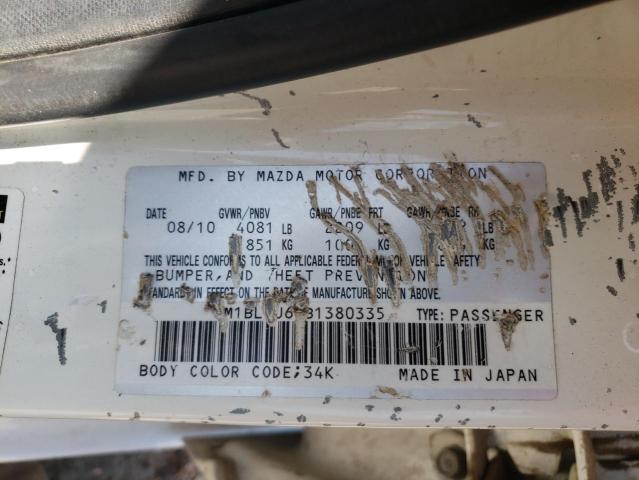Photo 10 from auction – 2011 MAZDA 3 S with VIN JM1BL1U68B1380335