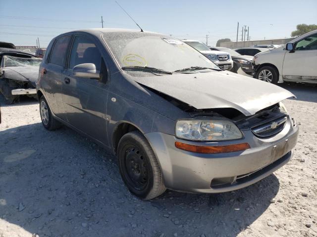 CHEVROLET AVEO BASE 2007 with VIN KL1TD66667B714365 - Photo from auction