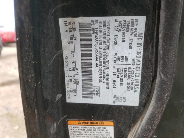 Photo 10 from auction – 2002 FORD EXPLORER X with VIN 1FMZU73E32ZA44144