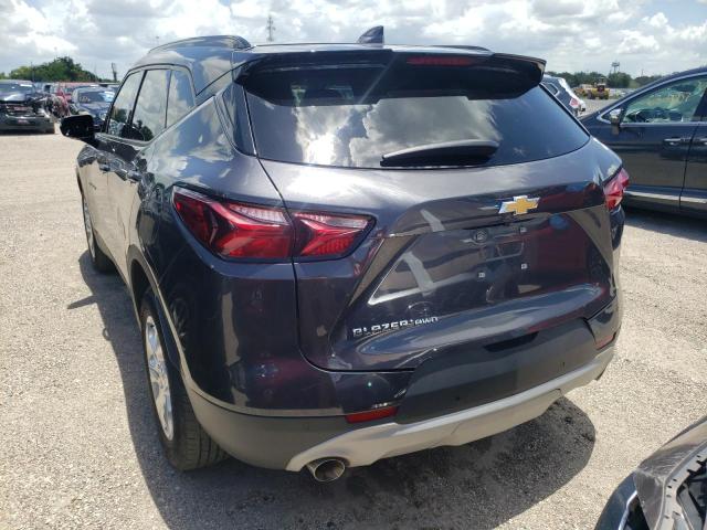Photo 3 from auction – 2021 CHEVROLET BLAZER 2LT with VIN 3GNKBHRS2MS561330
