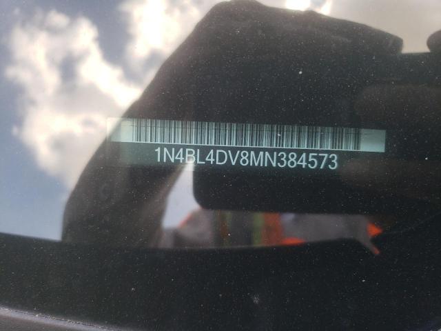 Photo 10 from auction – 2021 NISSAN ALTIMA SV with VIN 1N4BL4DV8MN384573