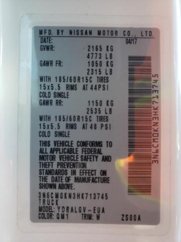 Photo 10 from auction – 2017 NISSAN NV200 2.5S with VIN 3N6CM0KN3HK713745