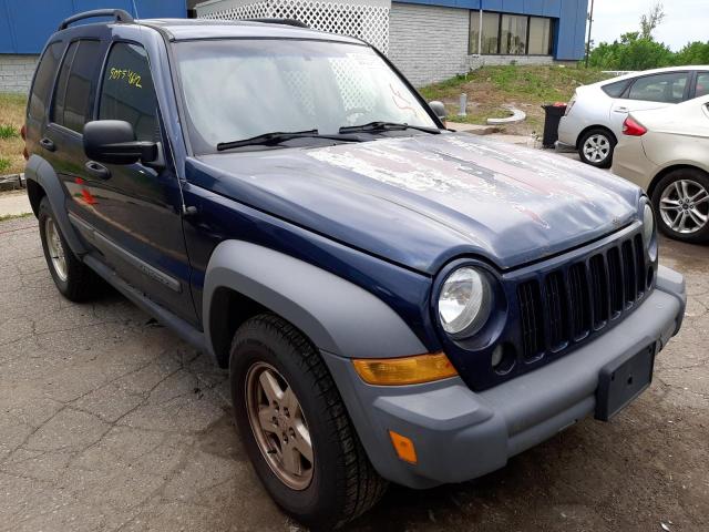 JEEP LIBERTY SP 2006 with VIN 1J4GL48K66W110232 - Photo from auction