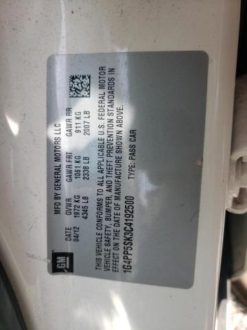 Photo 10 from auction – 2012 BUICK VERANO with VIN 1G4PP5SK3C4192500