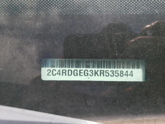 Photo 10 from auction – 2019 DODGE GRAND CARA with VIN 2C4RDGEG3KR535844